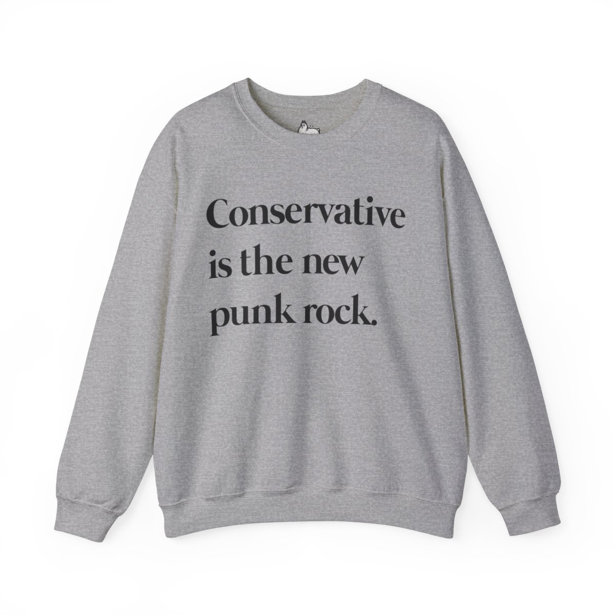 "Conservative is the new punk rock" sweatshirt - Image 3