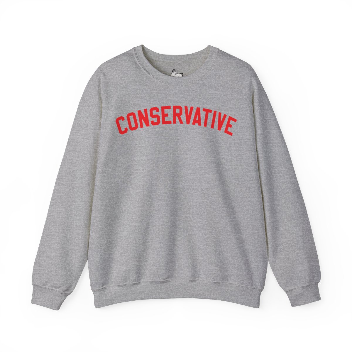 "Conservative" collegiate lettering crewneck sweatshirt - Image 3
