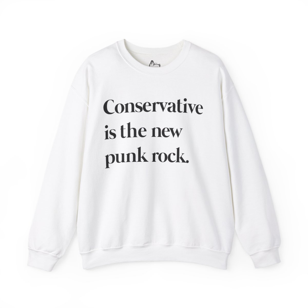 "Conservative is the new punk rock" sweatshirt