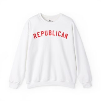 “Republican” collegiate lettering crewneck sweatshirt