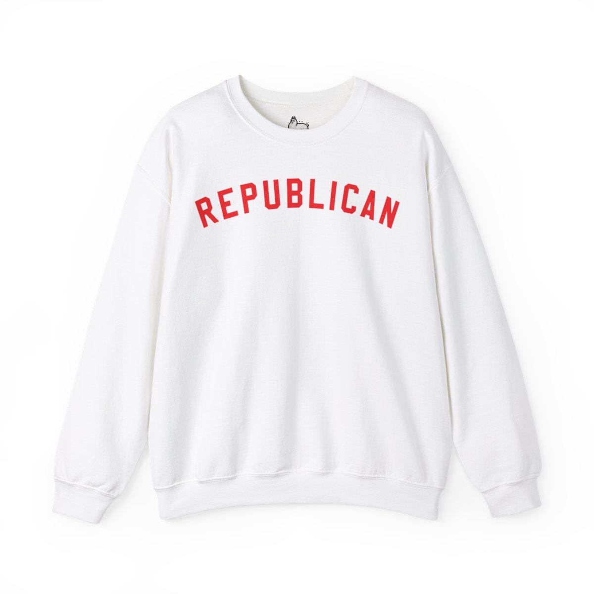 “Republican” collegiate lettering crewneck sweatshirt