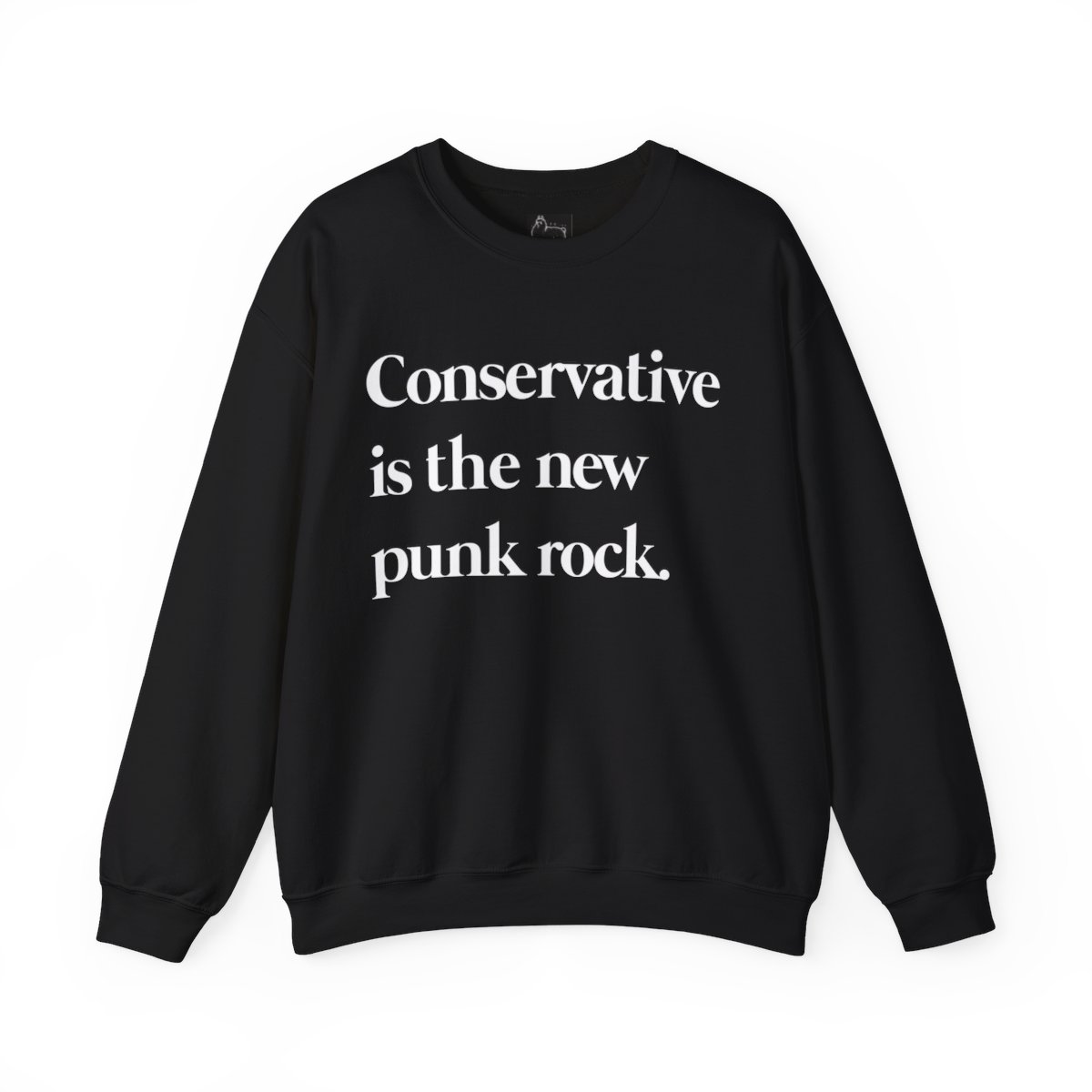 "Conservative is the new punk rock" sweatshirt - Image 2