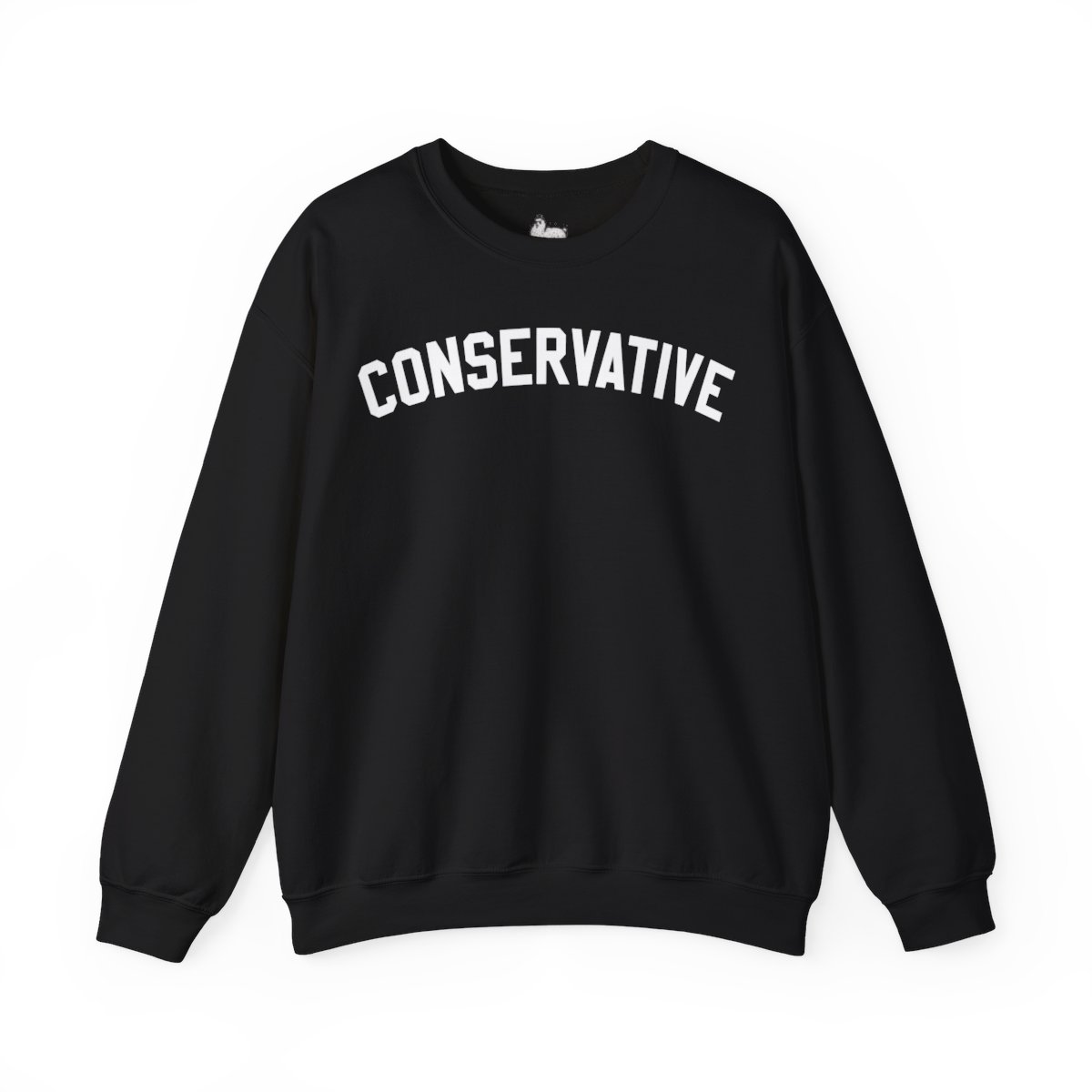 "Conservative" collegiate lettering crewneck sweatshirt