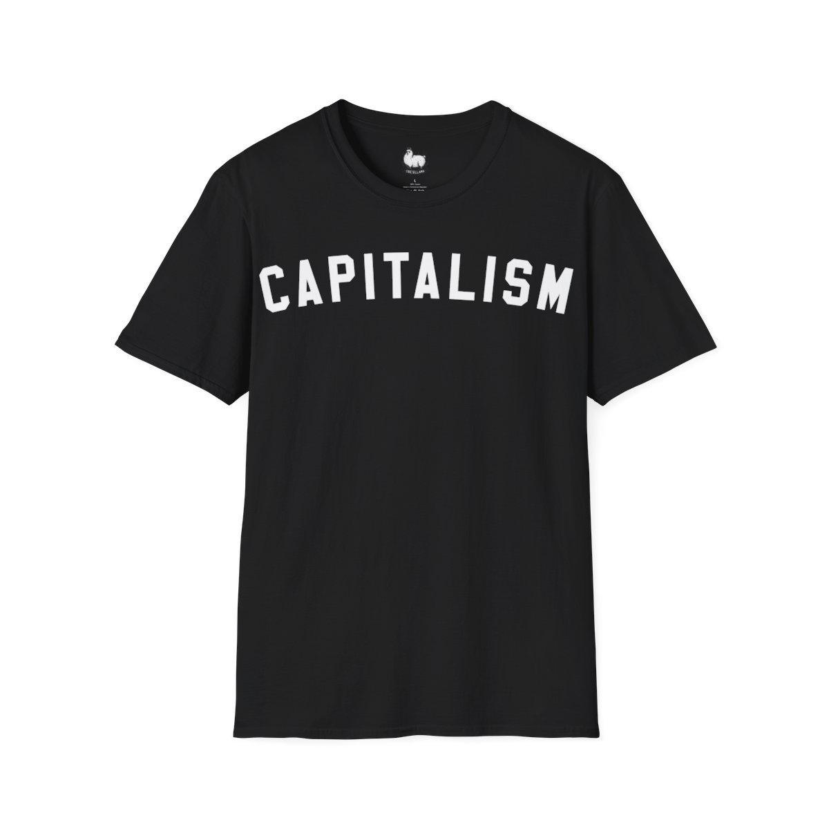 “Capitalism” collegiate lettering t-shirt - Image 2
