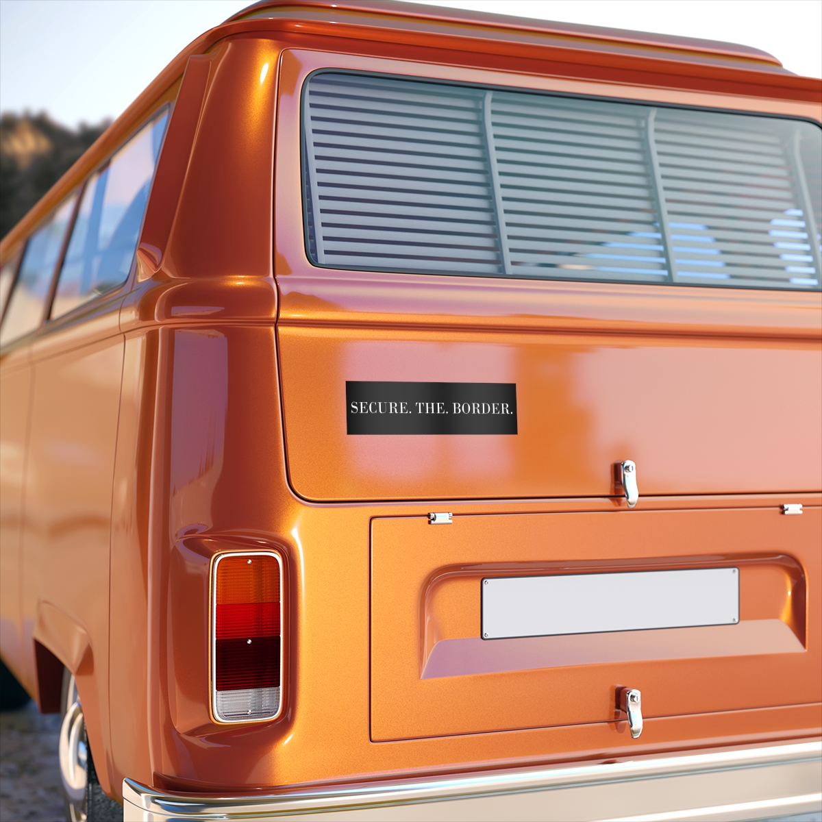 "Secure the border" bumper sticker - Image 2