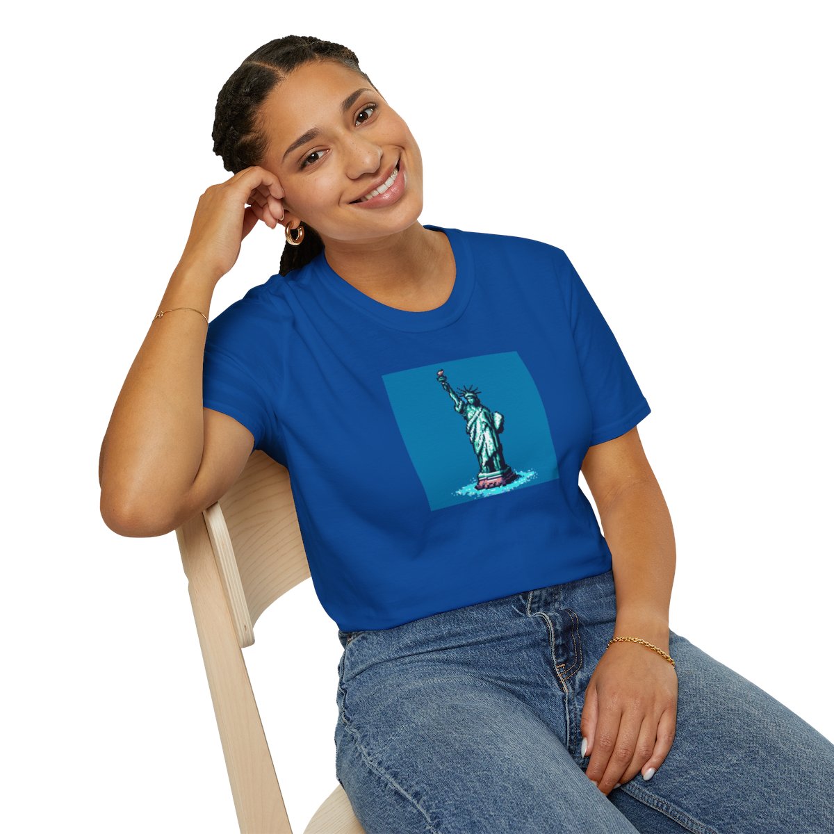 8-bit Statue of Liberty t-shirt - Image 34