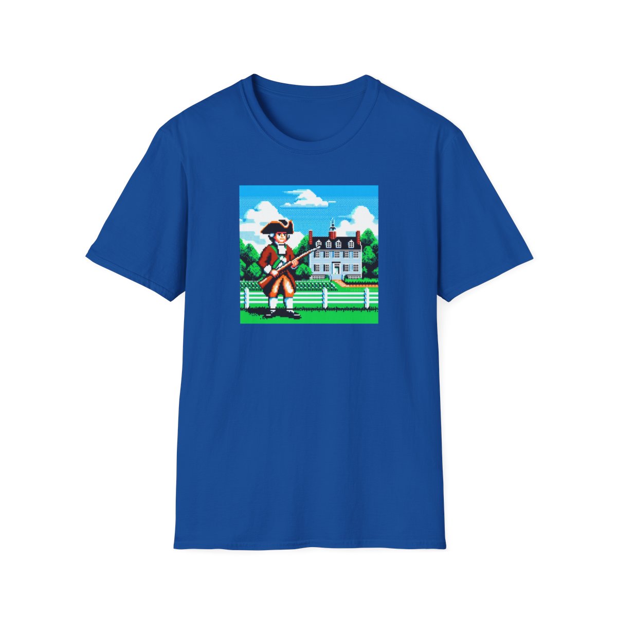 8-bit Minuteman Patriotic t-shirt - Image 3