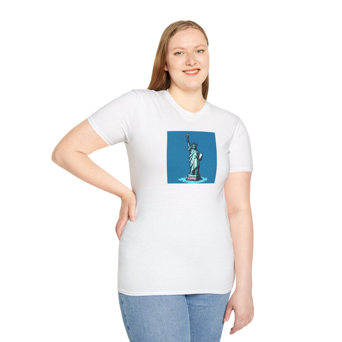 8-bit Statue of Liberty t-shirt - Image 5