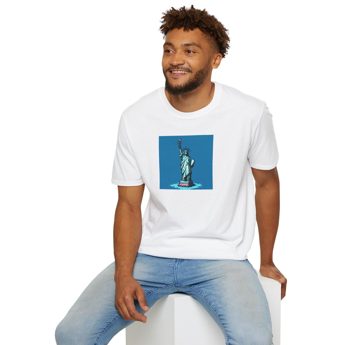 8-bit Statue of Liberty t-shirt - Image 12