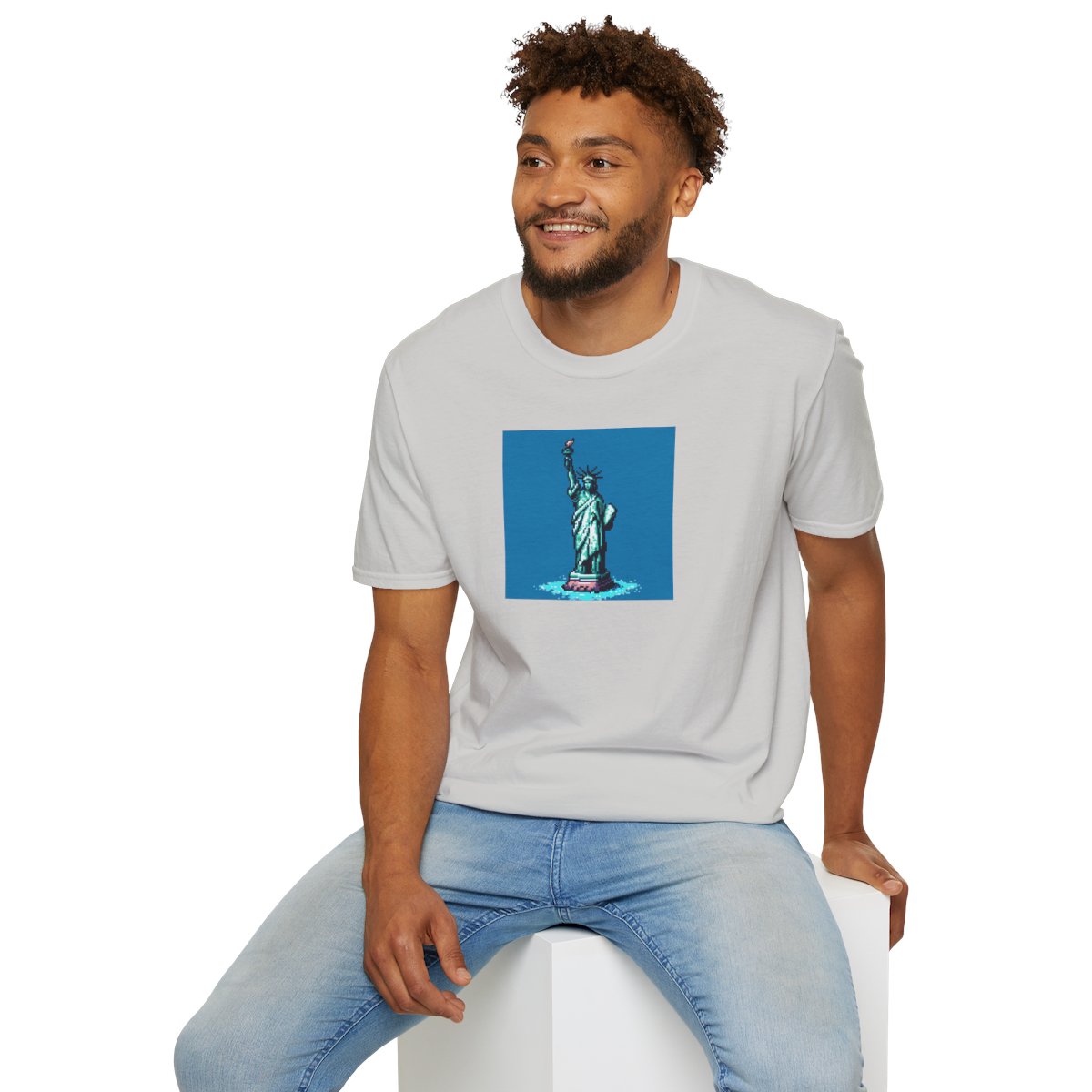 8-bit Statue of Liberty t-shirt - Image 24