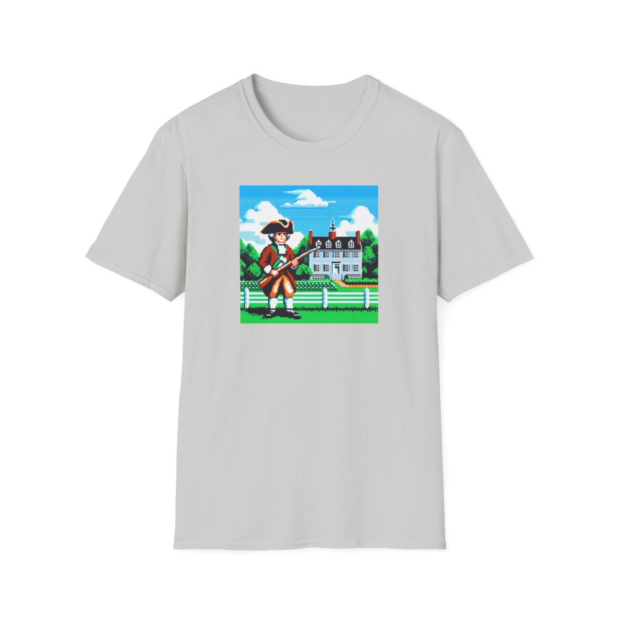 8-bit Minuteman Patriotic t-shirt - Image 2